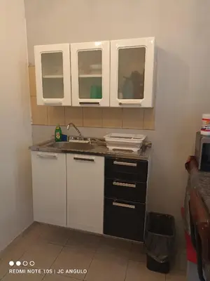 Una cocina o zona de cocina en Depa sencillo, 10 min malecon