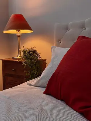 Cama o camas de una habitación en Acogedor departamento totalmente remodelado, tranquilo y centrico