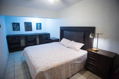 Cama o camas de una habitación en Casa Genova, casa amplia y comoda, terraza privada