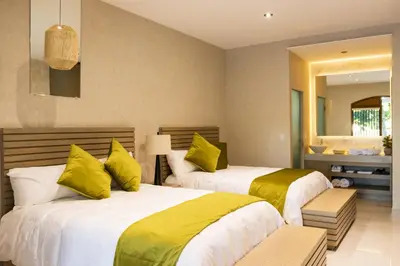 Cama o camas de una habitación en Acueducto Hotel Boutique
