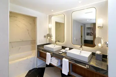 Un baño de Culiacan Marriott Hotel