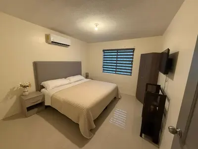 Cama o camas de una habitación en Casa Castaño Cd Jrz