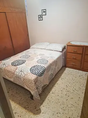 Cama o camas de una habitación en Malecon Departamento - Brisas del Pacifico - Vuelta Playas