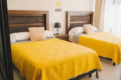 Cama o camas de una habitación en Hotel boutique 402