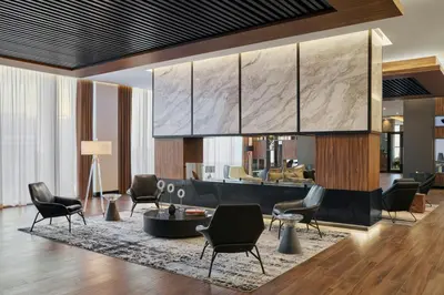 Zona de estar de AC Hotel by Marriott Saltillo