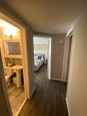 Cama o camas de una habitación en Bonito departamento remodelado tranquilo y centrico
