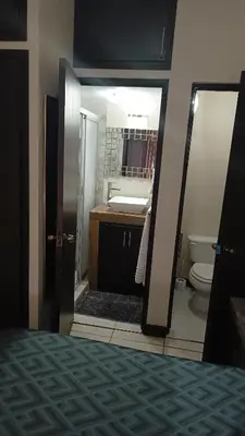 Un baño de Suites Entrelagos