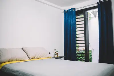 Cama o camas de una habitación en Departamento Mazatlán