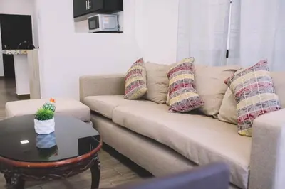 Una televisión o centro de entretenimiento en Departamento Mazatlán