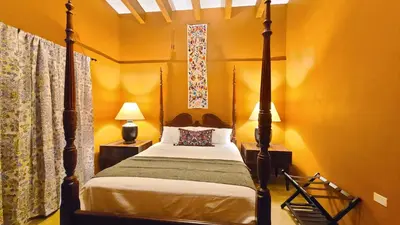 Cama o camas de una habitación en La Quinta en Alamos