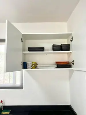 Una cocina o zona de cocina en Casa alameda - Casa familiar cerca de la playa