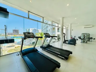 Gimnasio o instalaciones de fitness de alberca tipo playa,10 min de la playa by G P S rentas