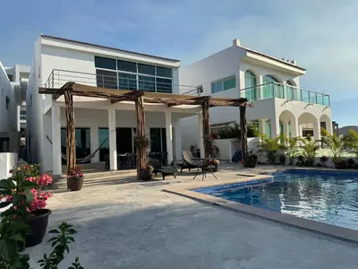 Piscina en o cerca de Casa Isla Marina Vista al Mar 20 Personas