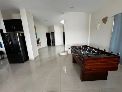 Sala de juegos en Casa Isla Marina Vista al Mar 20 Personas