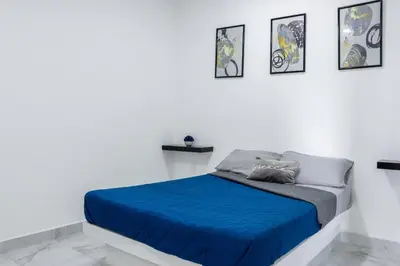 Cama o camas de una habitación en Hermoso departamento a 5 min de Zona Dorada