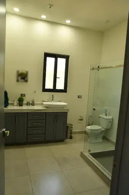 Un baño de Casa de Cuatro Vientos