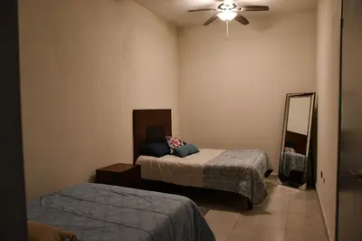 Cama o camas de una habitación en Casa de Cuatro Vientos