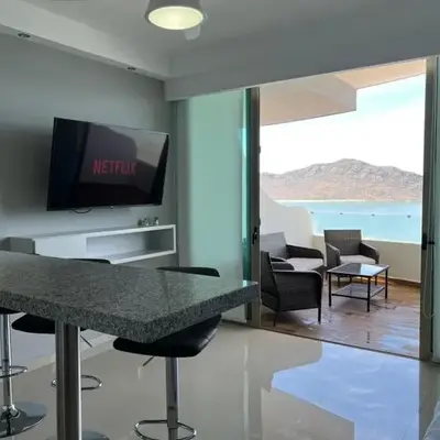 Departamento en Tramonto Resort con vista al mar