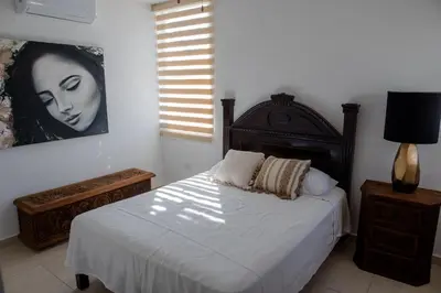 Cama o camas de una habitación en 3 bedroom 3 bath, vacation home, gated community with ammenities