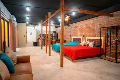 Plano de LINA - Confortable depto con alberca climatizada.